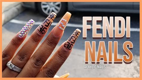 fendi nail designs|How To Fendi Nail Art Inspired Tutorial .